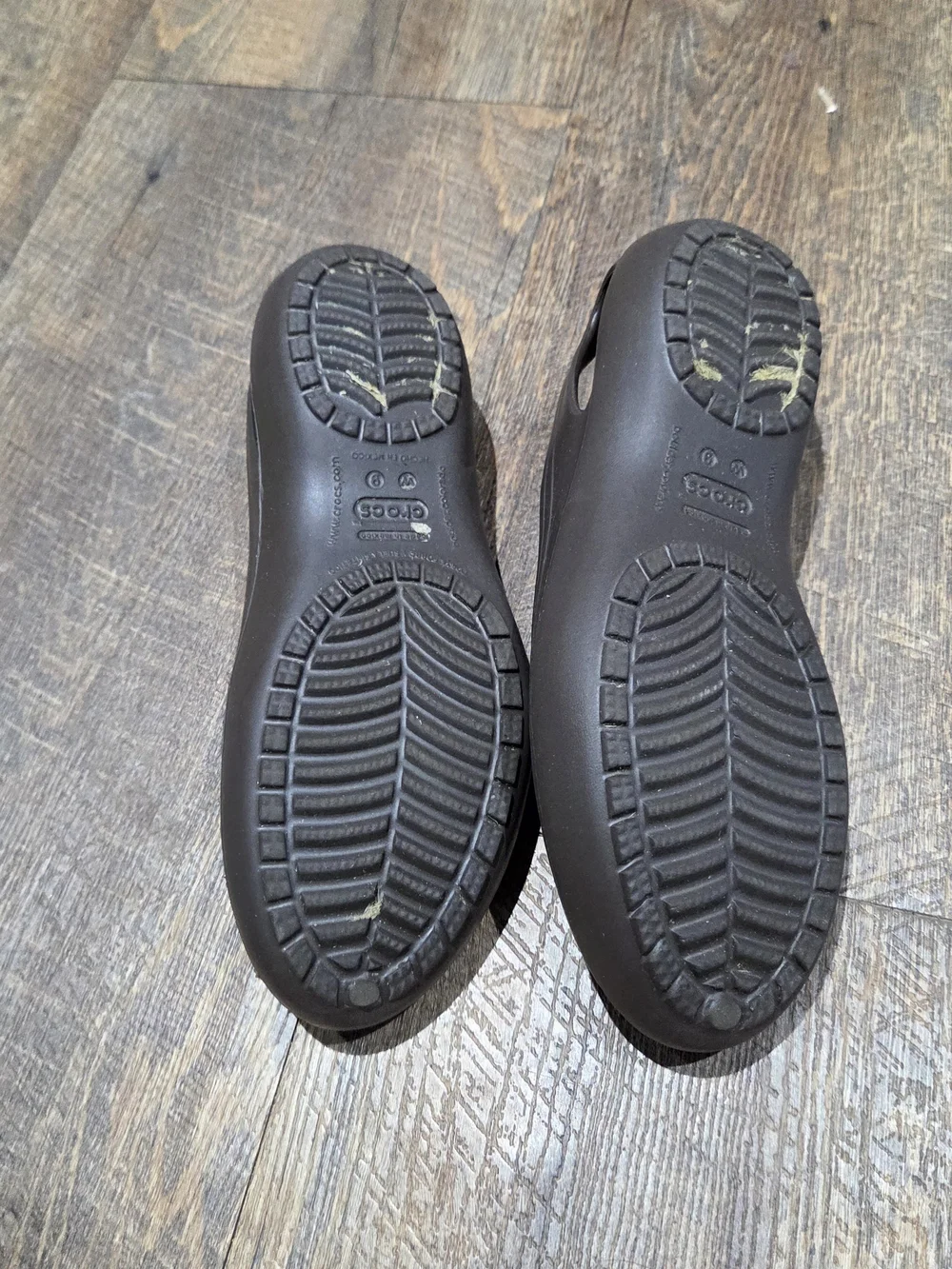 CROCS Women’s Dark Brown Slip-On Ballet Flats